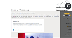 Desktop Screenshot of dandeliondancetheater.org